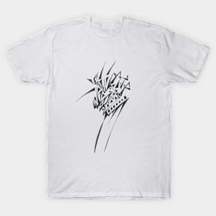 Flying Unique Black White Abstract Art T-Shirt